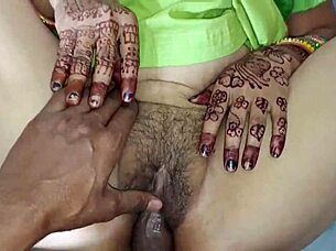 Married Indian Lalita Singh bedroom tight pussy pounding