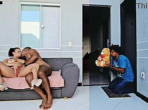 boyfriend's romantic gift but i fuck his brother anal