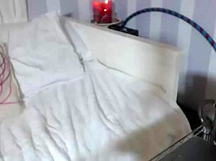 Maxine X In Red Lingerie Squirts Horny Licking Her Wet Pussy And Ass