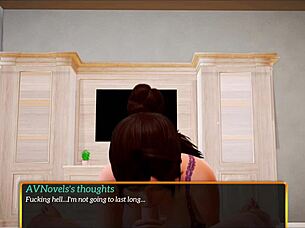 Brunette Big Ass Rides Monster Cock Erotically