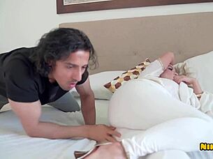 huge boobs submissive slut pounded rough anal by monster cock