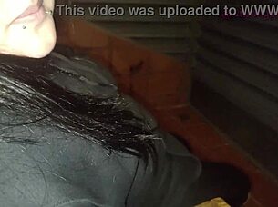 Best Friend Swallows My Cock Balcony