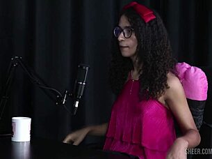 glamorous teen transsexual tifany rocha swings in red lingerie crossdressing