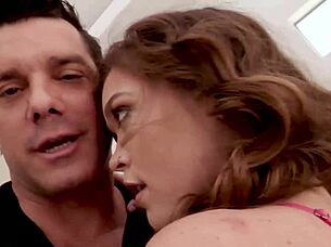 innocent katie kush gapes anal pussy in sloppy deepthroat rimjob