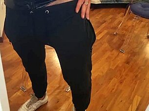 arrapato sexy naked in leather jacket cums hard with male ass piss play 🔥💦