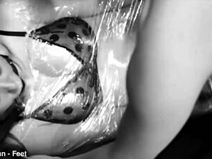 wanna see our barefoot threesome gagging on toes wet pussies licked hard?