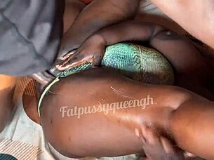 ⭐️cheating ebony bbw wife squirts hard bent over doggystyle creampie