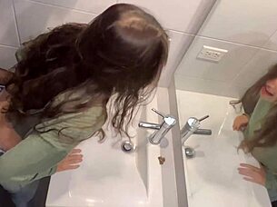 Shocked discovering rival now fingering her wet pussy to orgasm with me