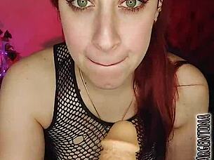 your horny neighbor invites you to devour her juicy pussy and ride hard