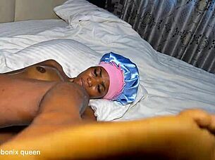 Horny Slut Rides Market Dude Cock