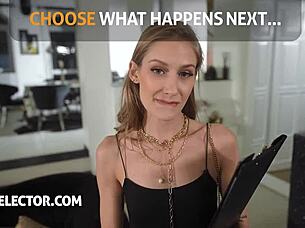 lifeselector petite office hottie tiffany tatum anal interactive pov 🔥🍑