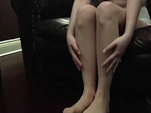 feet licked after dildo fuck!