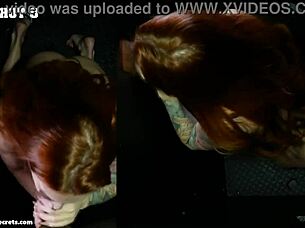 damn sophia sucks that big cock at gloryhole so good