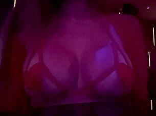 Italian milf Artemisia bounces juicy tits curbside