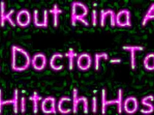 nurse rina arem's shaved pussy vibrates in humiliating exam heels