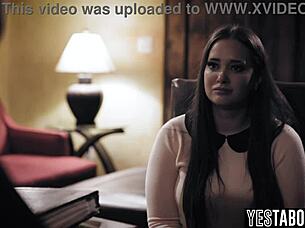 Busty Brunette Milf Fucks Priest's Huge Cock for Absolution