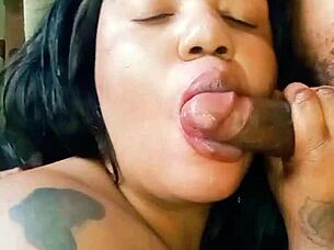 sucking that throbbing cock hard until hot cum explodes