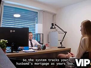 Vip4K Shy Arina Seeks Loan and Cheats Husband Roughly