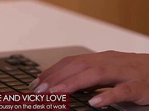 Hey babe lick my pussy on office desk till orgasm