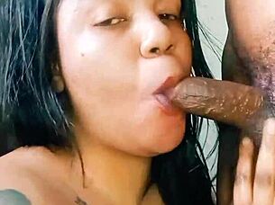 sucking that throbbing cock hard until hot cum explodes