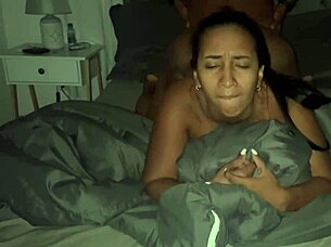 leyne rodriguez and stepson fuck passionately in shared bed