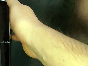 Girlfriend's hot friend shaves wet pussy then blows and swallows cum