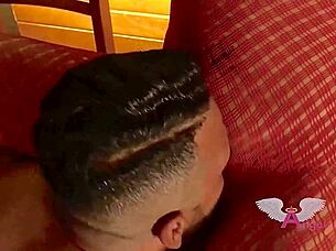 peruvian milf angel lima takes deep anal and mouth creampie