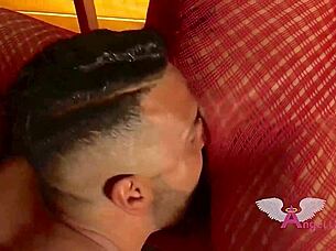 peruvian milf angel lima takes deep anal and mouth creampie