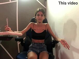 psychologist can't resist my huge dick fucks her tight pussy hard?