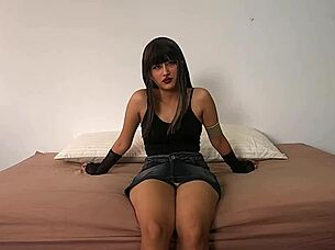 latina teen begs creampie finish inside petite pussy pov