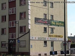 ever been to eroscenter amor in frankfurt? wanna sneak outside with a tourist?