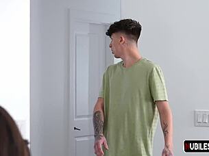 shy teen princess's tight pussy overflows with wild fun!