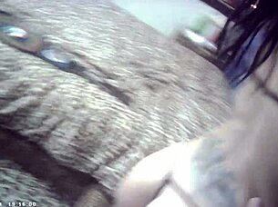 Glasses Brunette Model Pounds Italian Machine Backstage