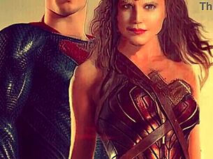 granny in corset fishnets blows superhero cock cosplay style