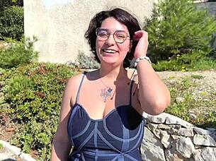 mizaki's huge natural tits wrecked by fat cock