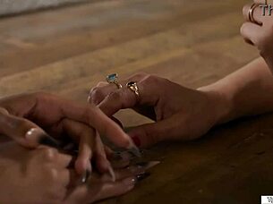 a tgirl expresses gratitude using her firm dick in a personal moment