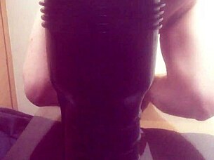 gazzadomm pounds homemade fleshlight toy hard