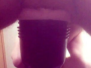 gazzadomm pounds homemade fleshlight toy hard