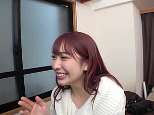 G-Cup Japanese College Beauty's Bedroom Breast Fuck Premiere!