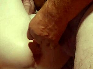 i lick finger fuck her swollen pussy missionary style