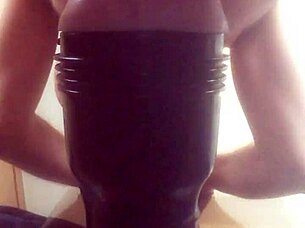 gazzadomm pounds homemade fleshlight toy hard