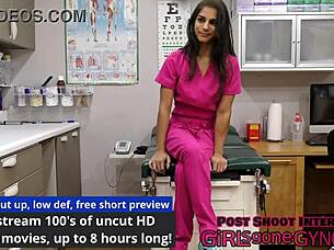 Nurse Misty Addams Deepthroats Gagging on Patient Cock Behind Hospital Scenes