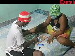 second ludo game led to my bbw pussy creampied by monster bbc