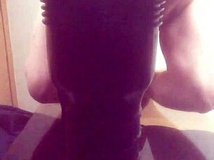 gazzadomm pounds homemade fleshlight toy hard