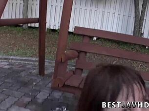 Trimmed Pussy Teen Yuuka Kaede Outdoor Hardcore BJ