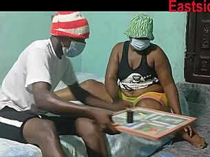 second ludo game led to my bbw pussy creampied by monster bbc