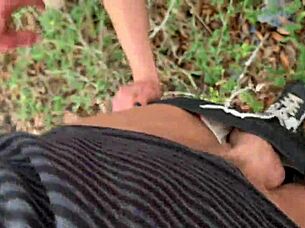 Explosive Rest Stop Outdoor Cumshot Fuck!