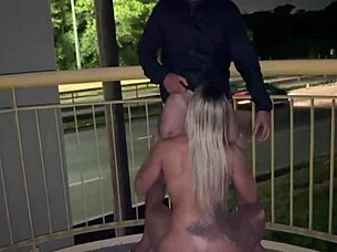 hey hubby, watch your brazilian wife flash and fuck with my piercing pussy 😏💦