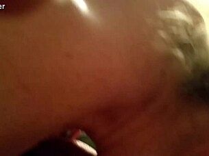 joanna's mature granny lips wrap my cock for deep amateur suck