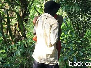 Hey farmer, did you catch us fucking wildly in the bush outdoors?